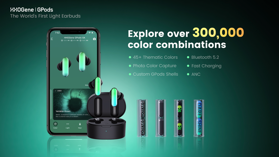 The World's First Light Earbuds HHOGene GPods Amazed the Market